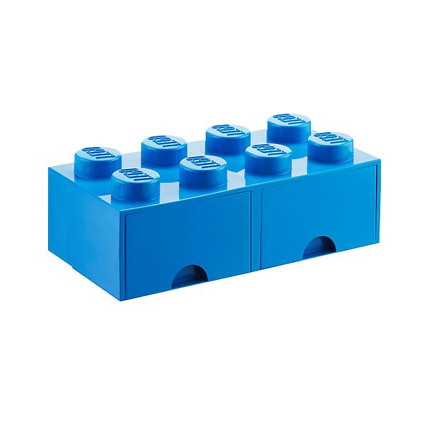 Blue Lego Storage Brick GreatBigStuff.com