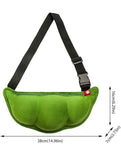 Pea Pod Crossbody Sling Bag