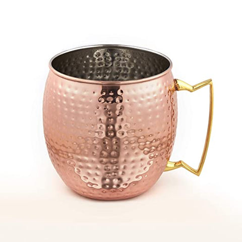 Hammered Copper Moscow Mule Mug